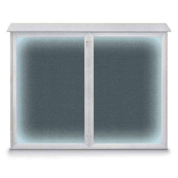 Triple Door Enclosed Indoor Letterboard